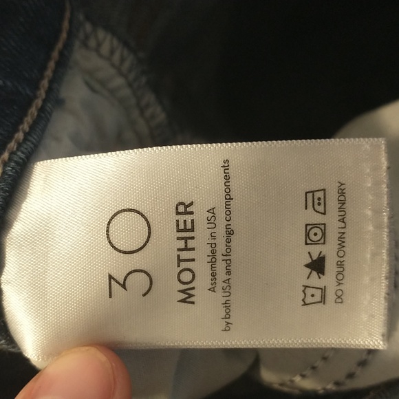 MOTHER The Hustler Ankle Fray Jeans Size 30 - Picture 15 of 16